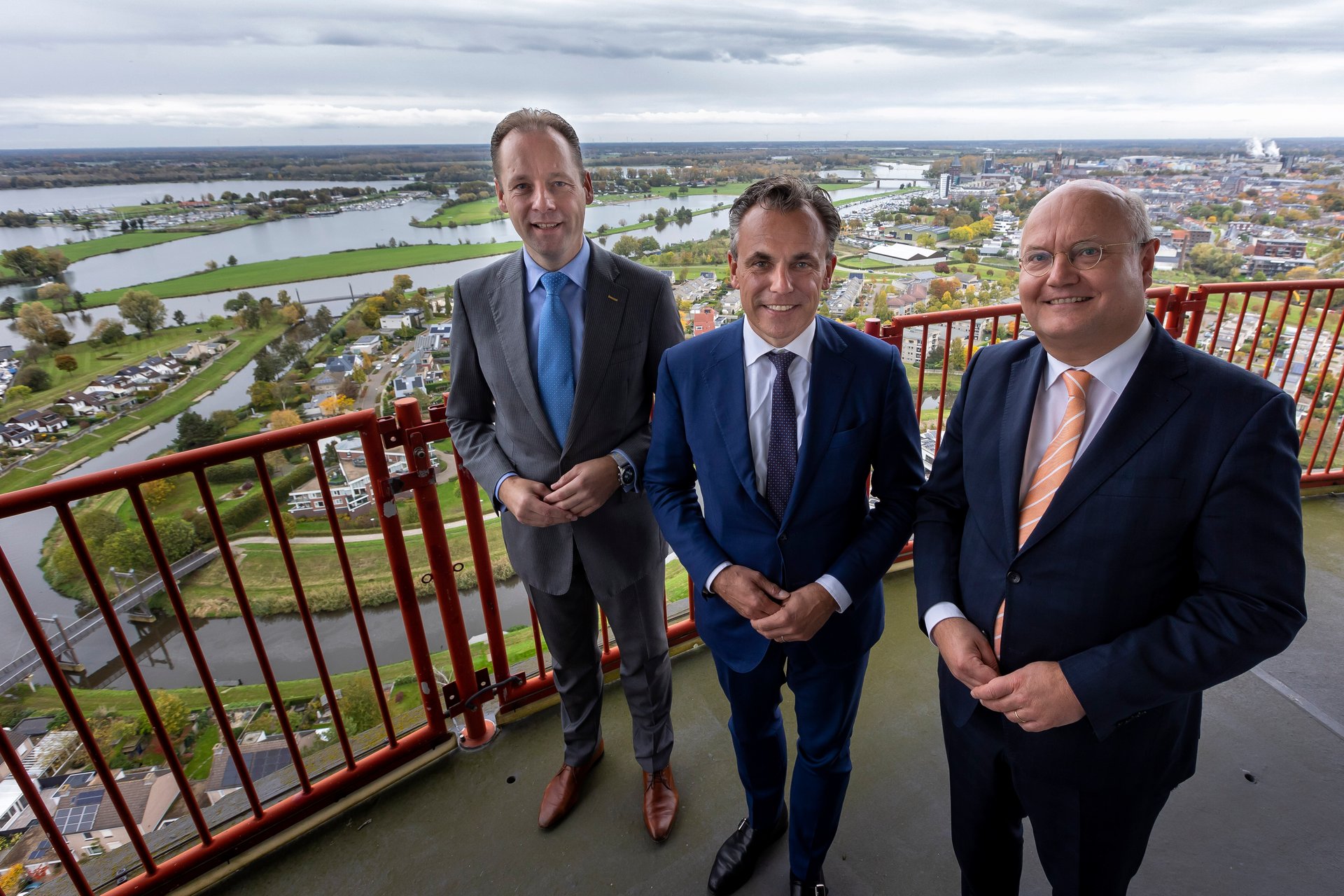 Minister Harbers, Wethouder Franssen en wethouder Zwijnenberg