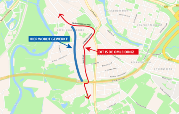Omleidingen voor fietsers