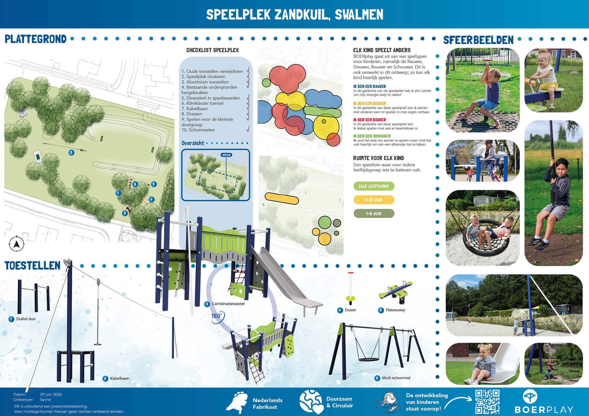 Ontwerp Speeltuin Zandkuil Swalmen