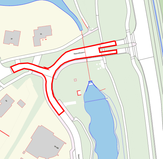 Werkgebied Noordhoven asfaltonderhoud