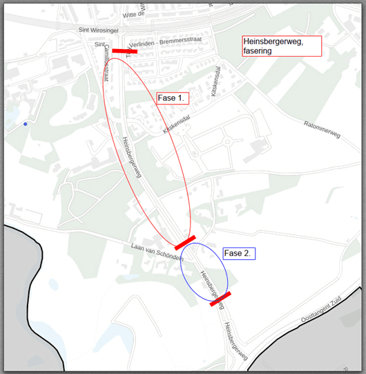 Werkzaamheden Heinsbergerweg