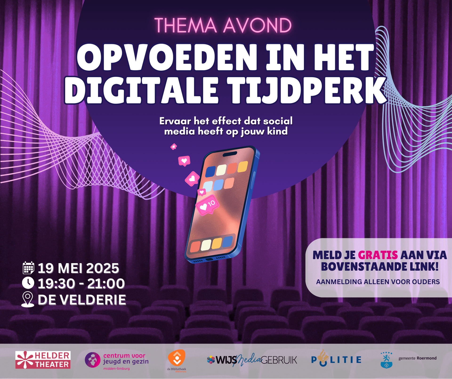 Flyer opvoeden in het digitale tijdperk
