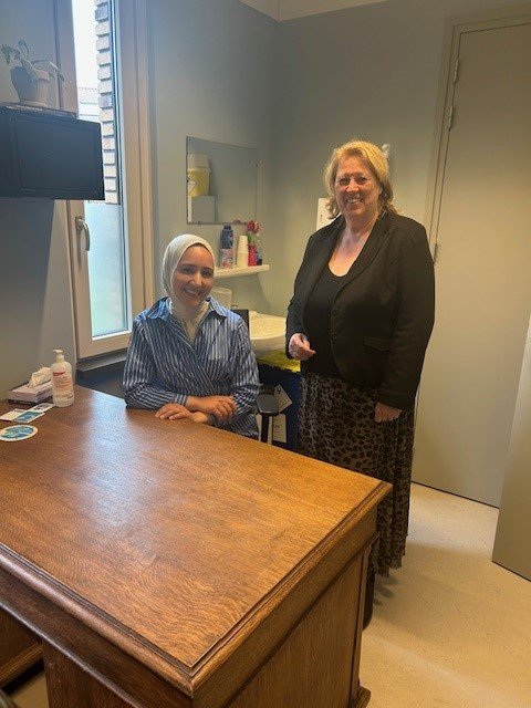 Wethouder Marianne Smitsmans met straatdokter